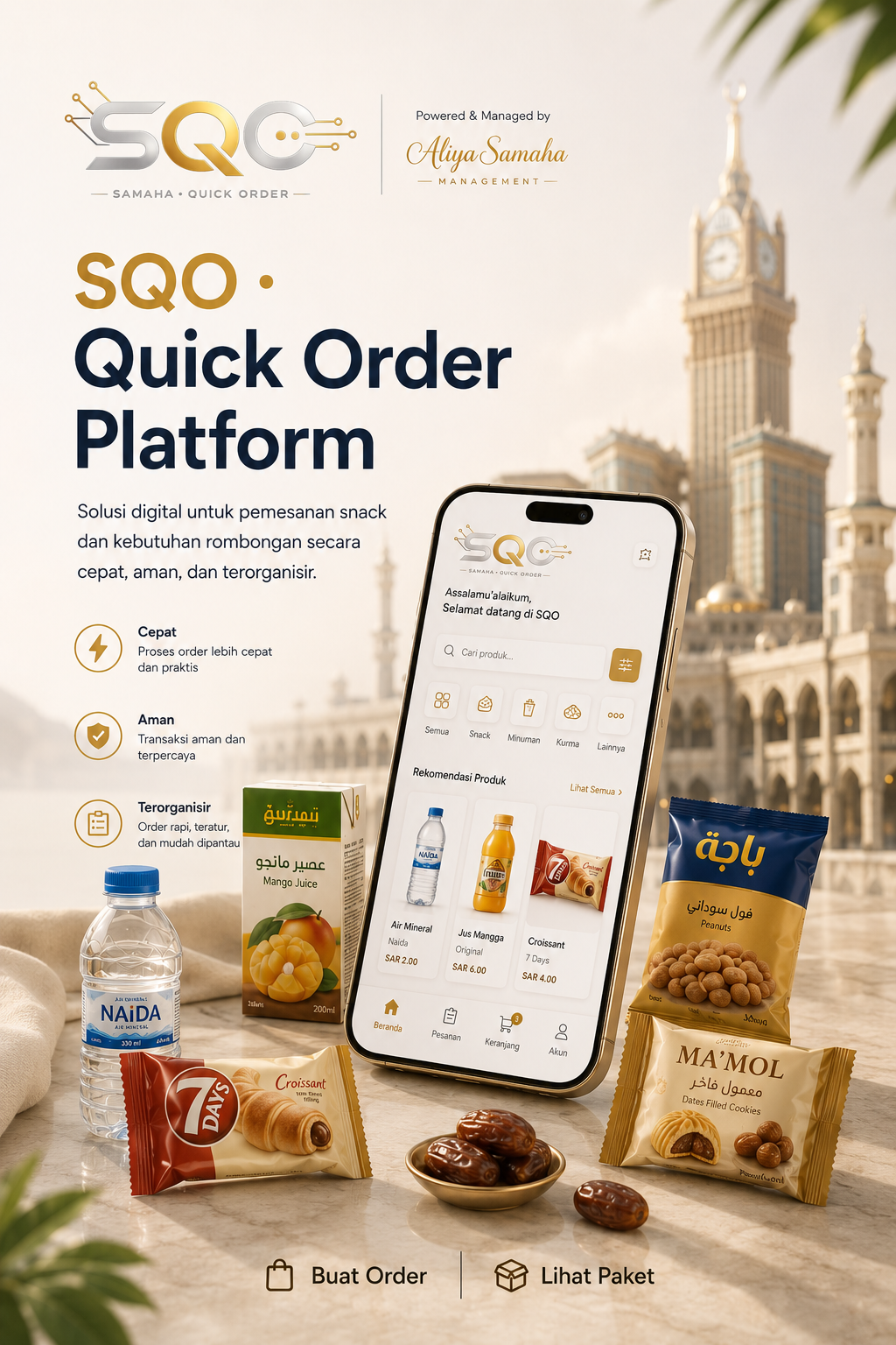 Samaha Quick Order - Quick Order Snack & Nasi Box Untuk Travel Group
